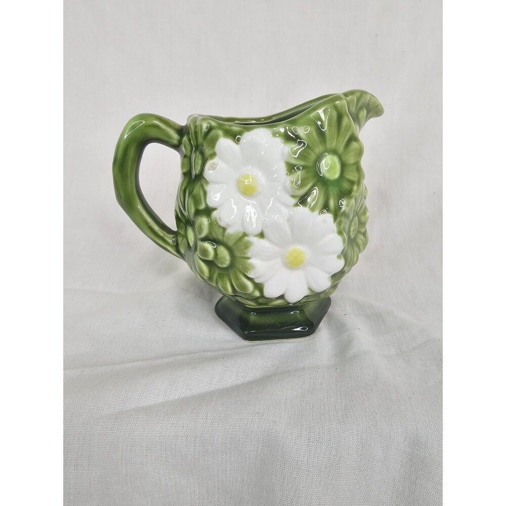 Vintage ARDCOR Fine China Pitcher Floral Embossed – Hexagonal Base Made in Japan - Picture 5 of 12